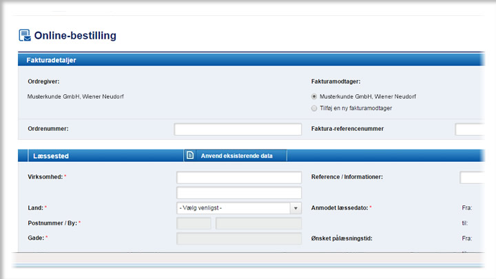 Online-bestilling